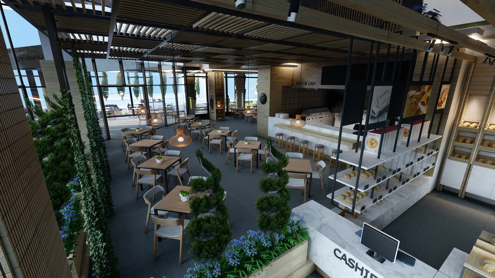 Bakery Interior Design
