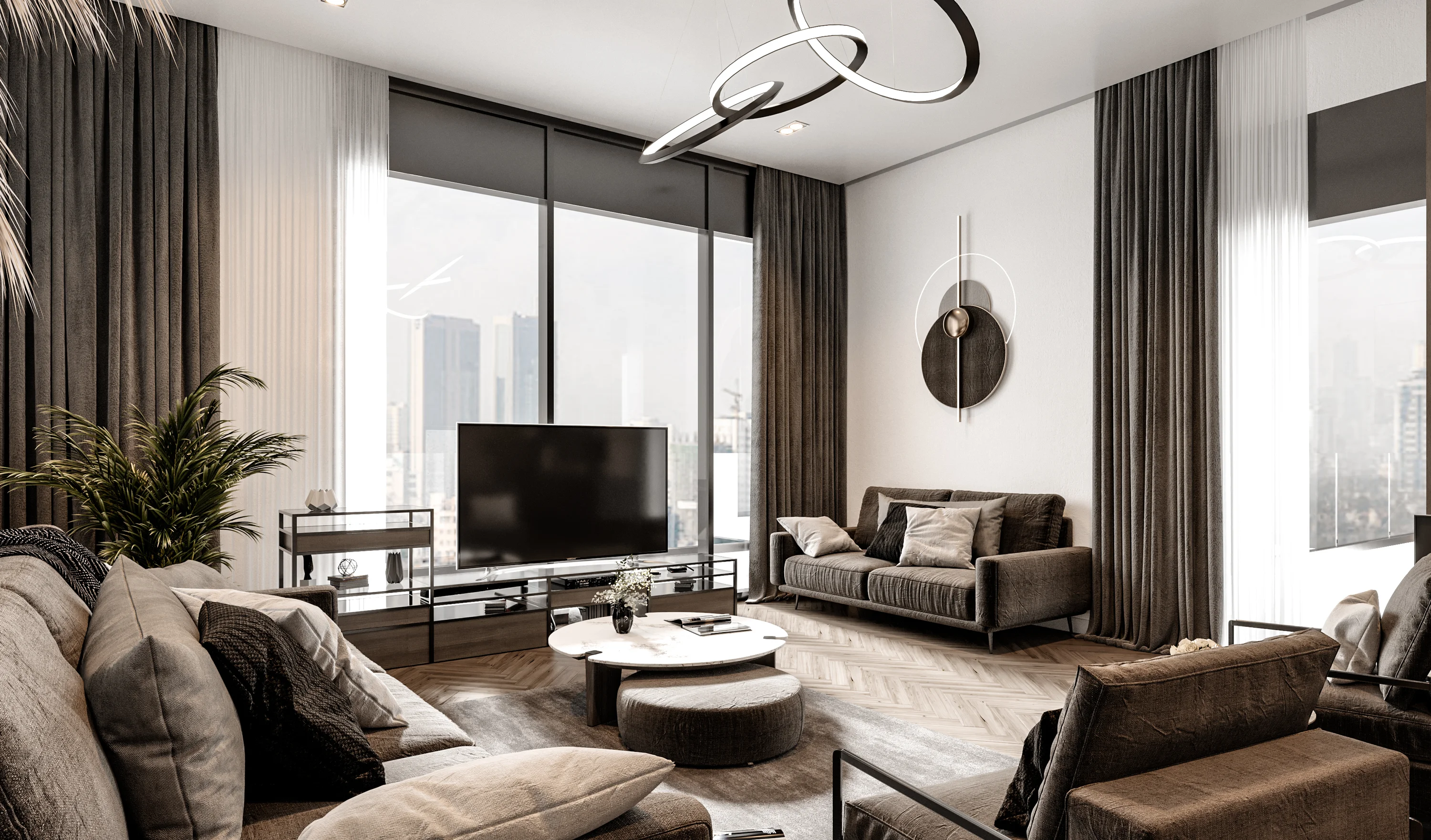 Lobby & Apartment Interior Design — image 43