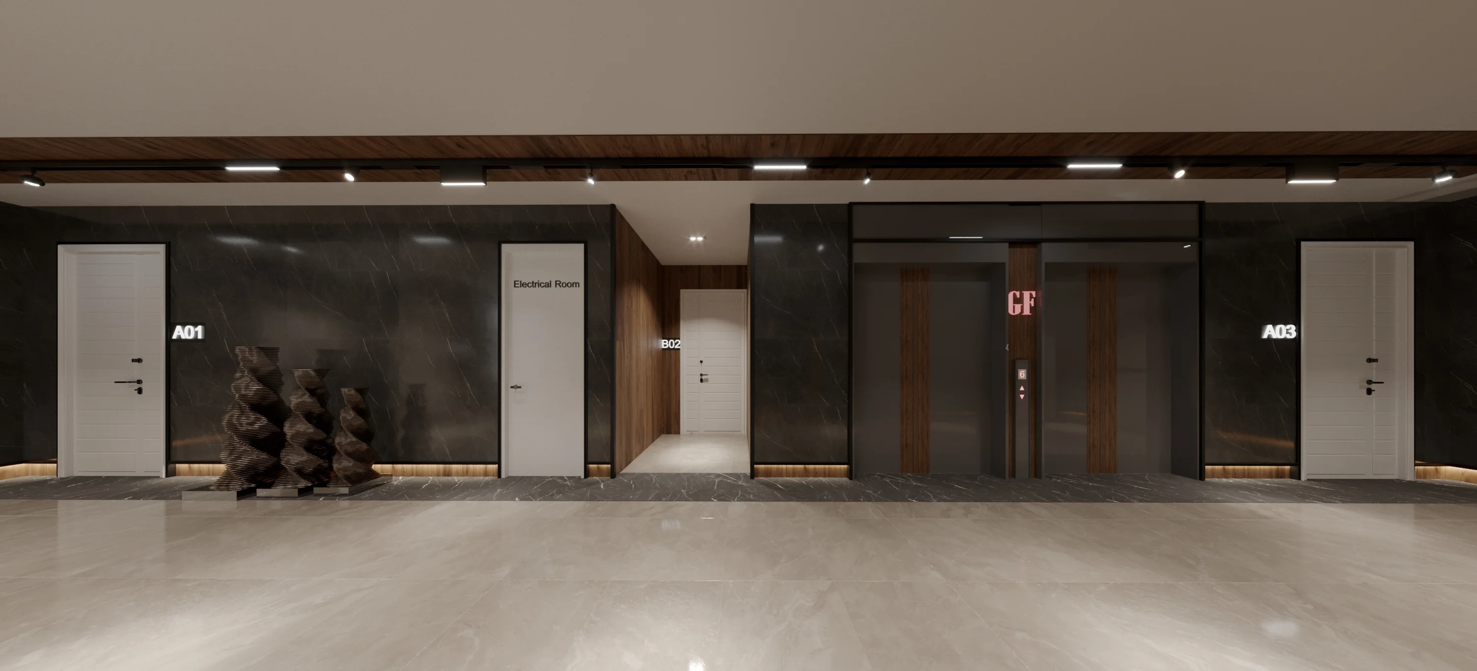 Lobby & Apartment Interior Design — image 67