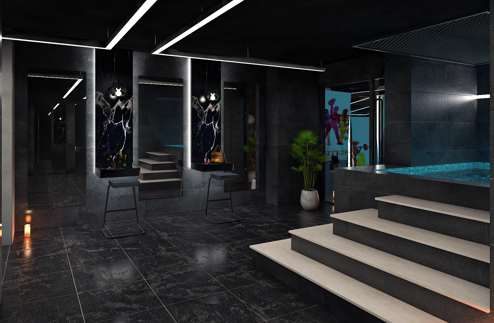 Spa & Gym Interior Design — image 17